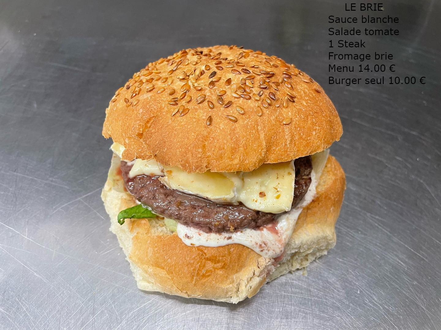 Burger brie